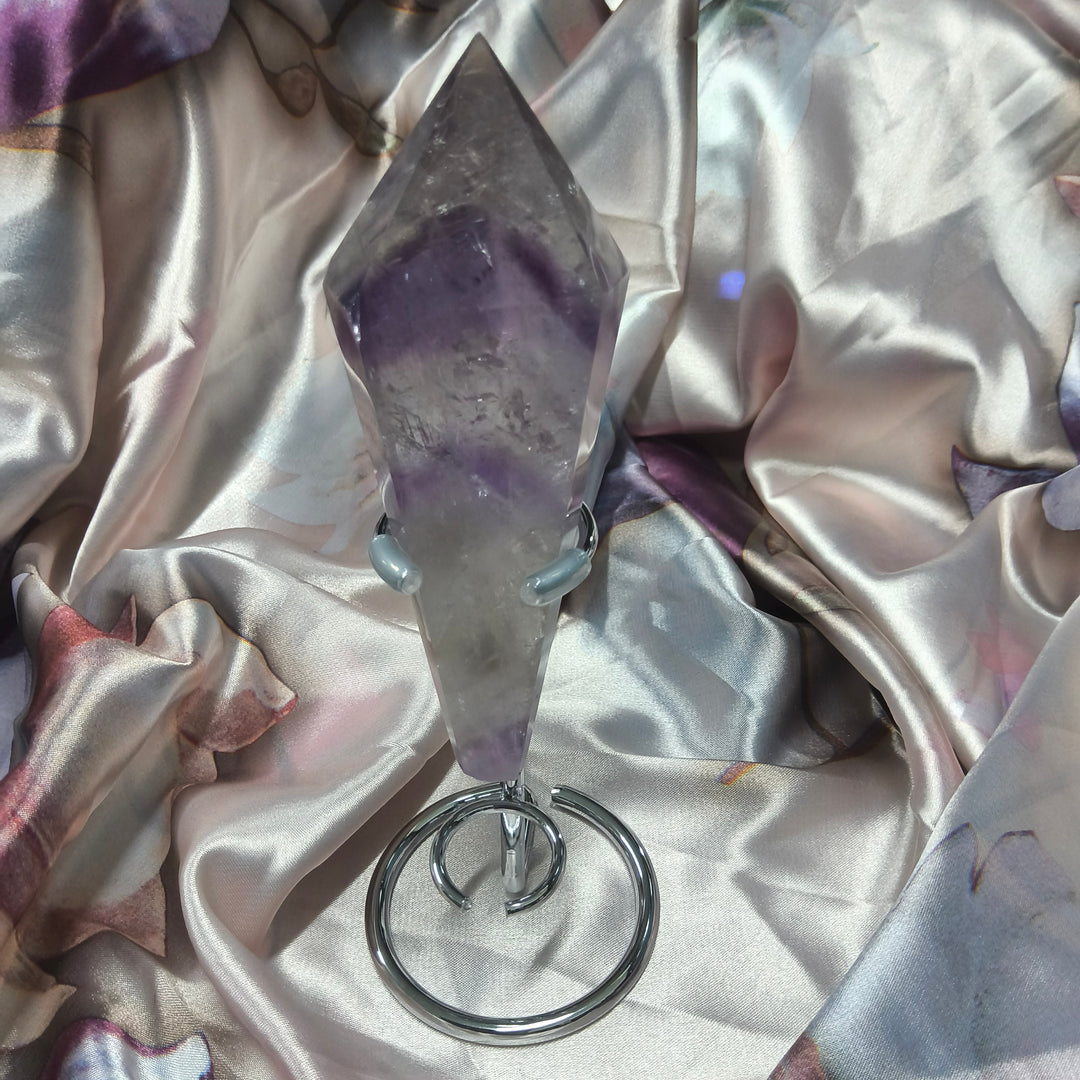 Wand Amethyst Phantom on Stand | Carpe Diem with Remi