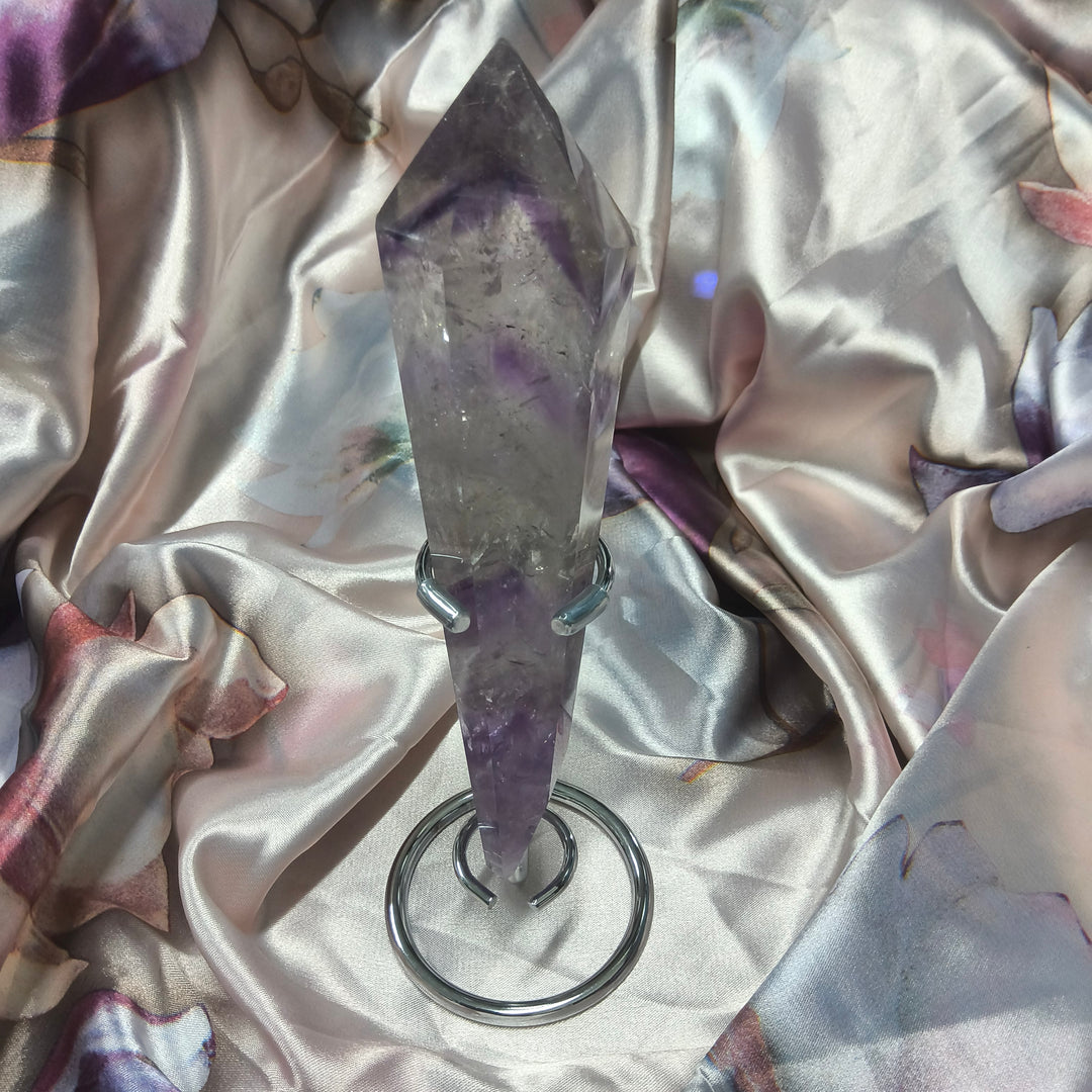 Wand Amethyst Phantom on Stand | Carpe Diem with Remi