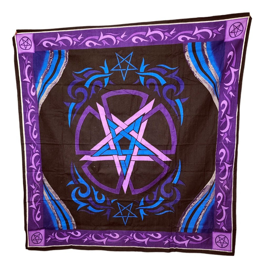 Altar Cloth Pentacle Purple 90 cm | Carpe Diem With Remi