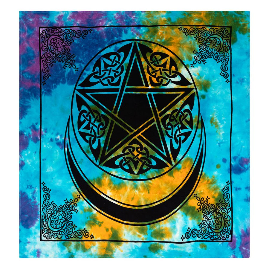 Altar Cloth Pentacle Moon 100 cm | Carpe Diem With Remi