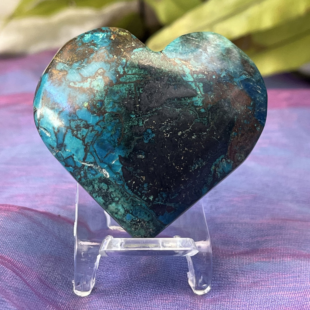 Heart Chrysocolla Premium Quality 4.7 cm