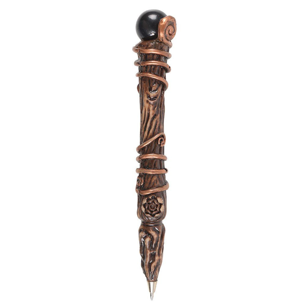 Wand Pen Black Obsidian Protection 16.2 cm