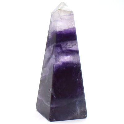 Obelisk Purple Fluorite 5.5 cm | Carpe Diem With Remi