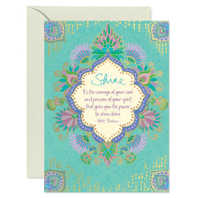 Greeting Card Shine Divine | Carpe Diem With Remi