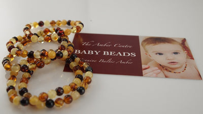 Amber Baby Teething Necklaces & Bracelets