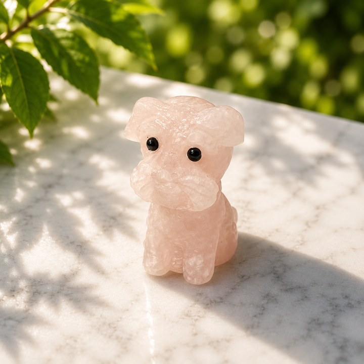 Scottish Schnauzer Dog Carvings 5.6 cm