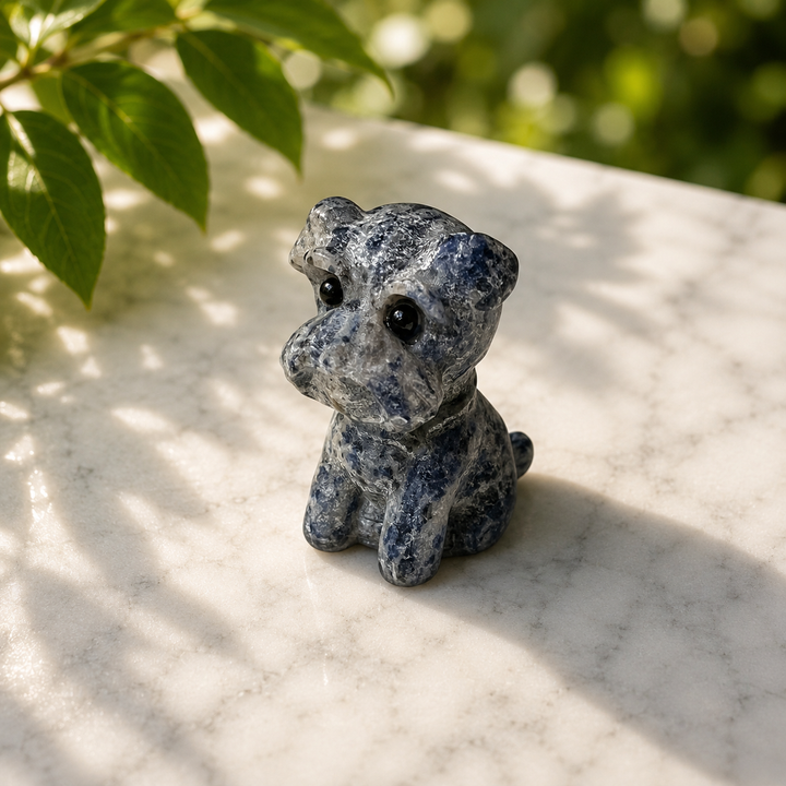Scottish Schnauzer Dog Carvings 5.6 cm