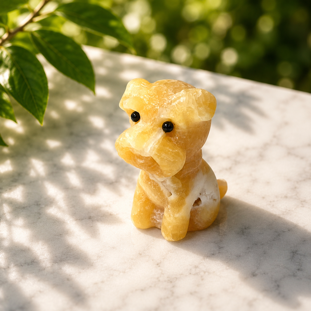 Scottish Schnauzer Dog Carvings 5.6 cm