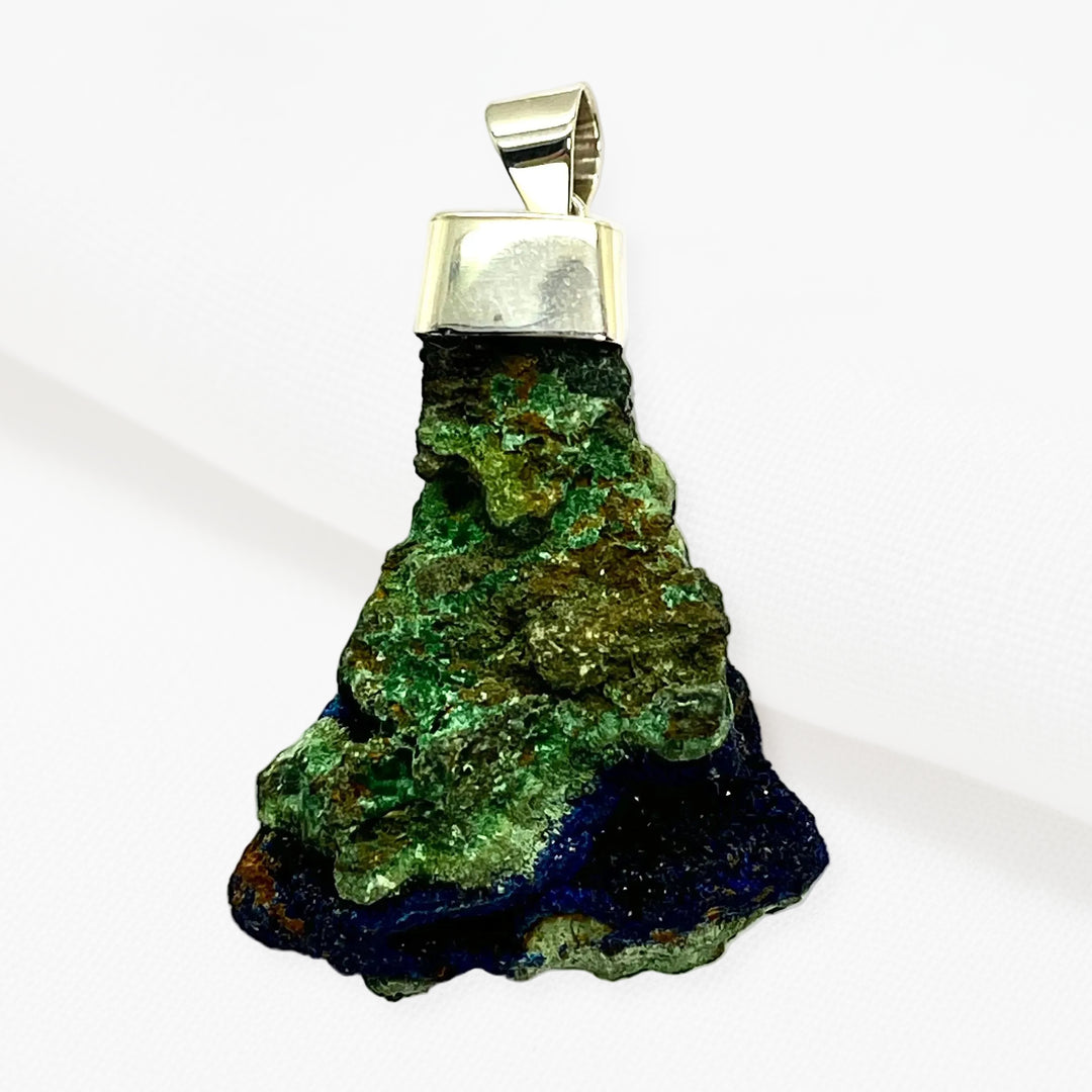 Pendant Azurite Malachite Raw 5.3 cm