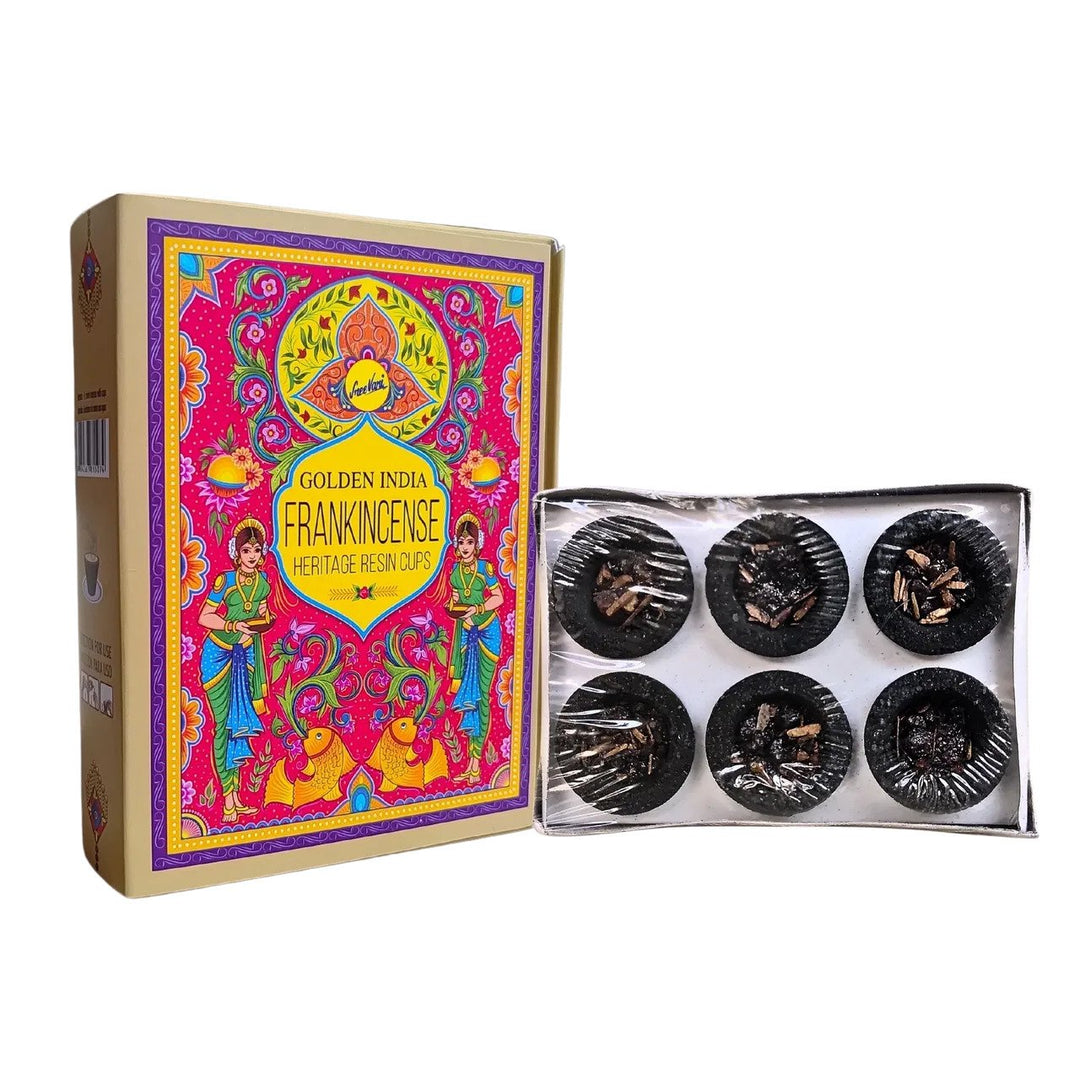 Resin Cup Sree Vani Frankincense 6Pk