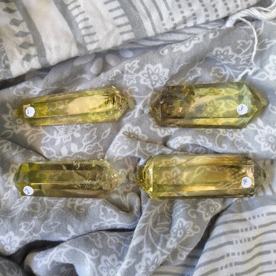 Wand Citrine Double Terminated | Carpe Diem with Remi