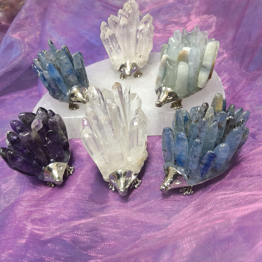 Hedgehog Crystal Points Carving | Carpe Diem with Remi
