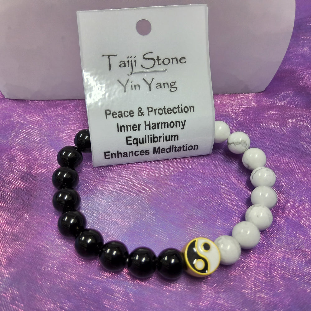 Bracelet Taiji Stone Beads 8mm | Carpe Diem with Remi