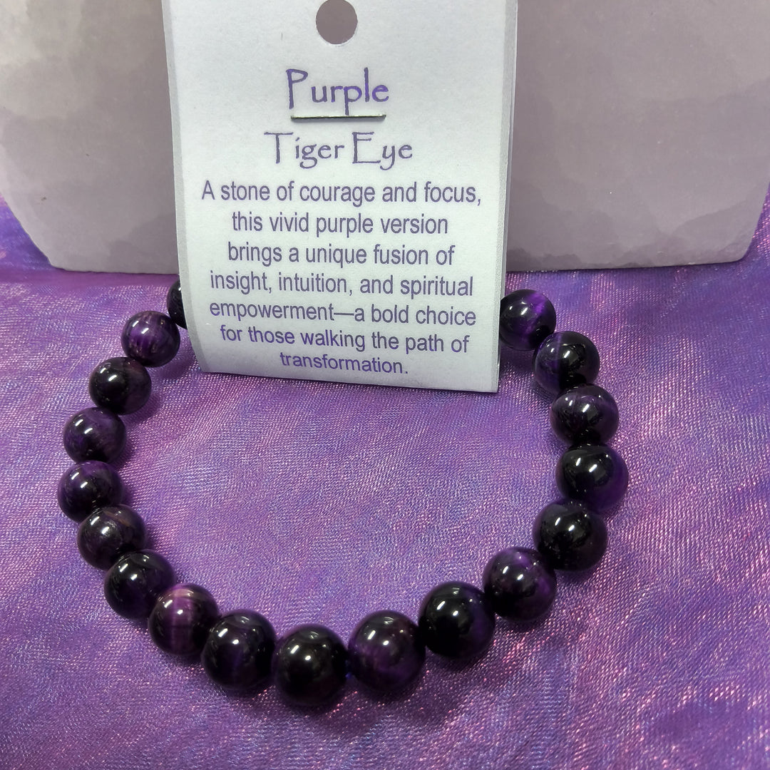Bracelet Purple Tiger Eye | Carpe Diem with Remi