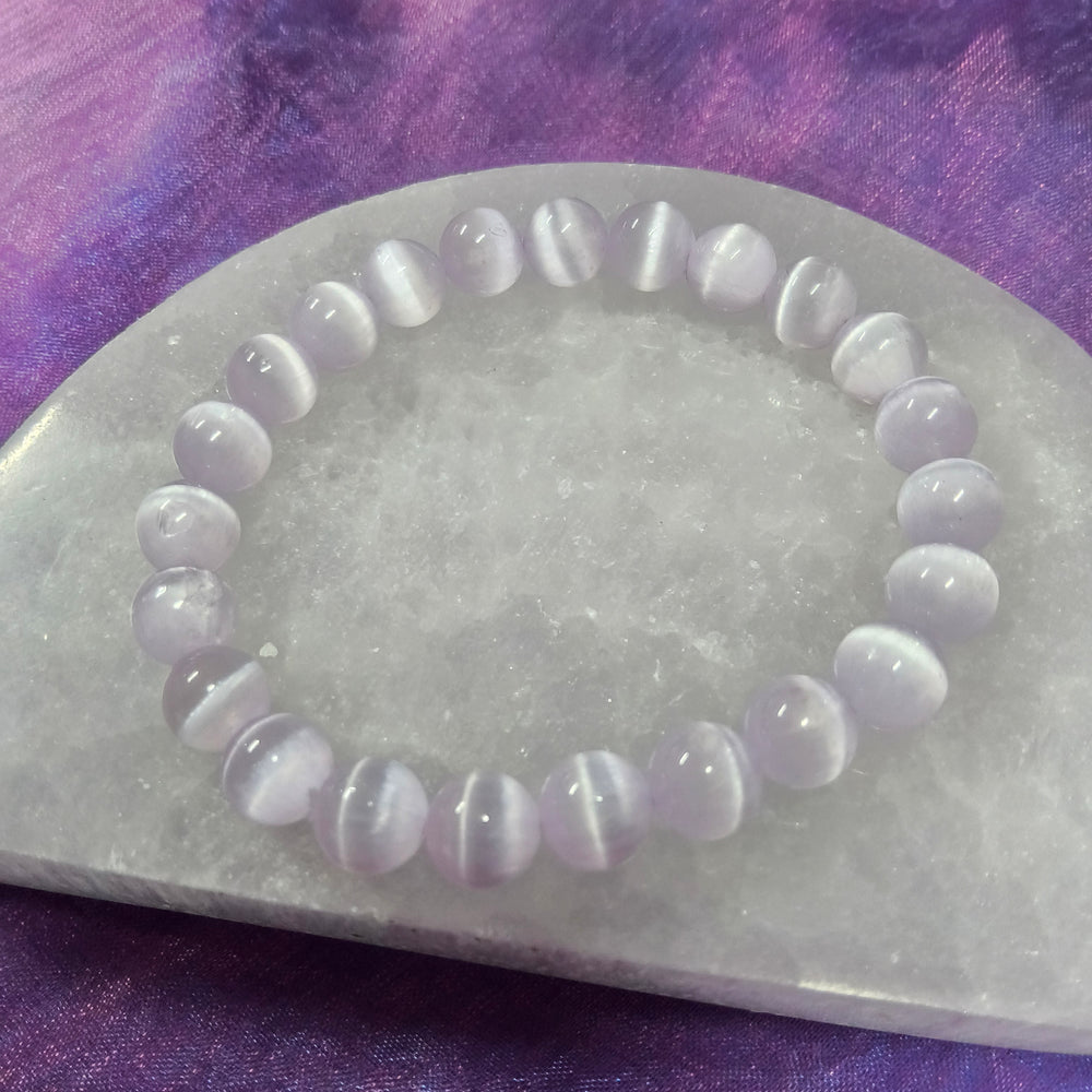 Bracelet Lavender Selenite | Carpe Diem with Remi