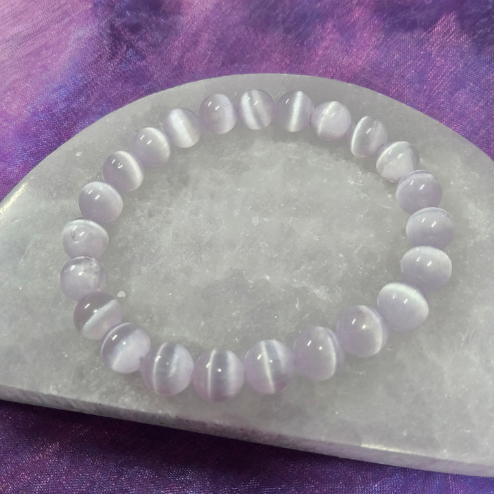 Bracelet Lavender Selenite | Carpe Diem with Remi