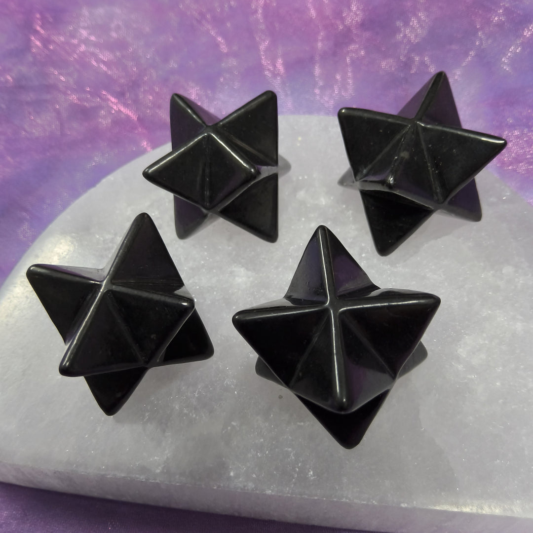 Merkaba Shungite Small 3.3cm | Carpe Diem with Remi