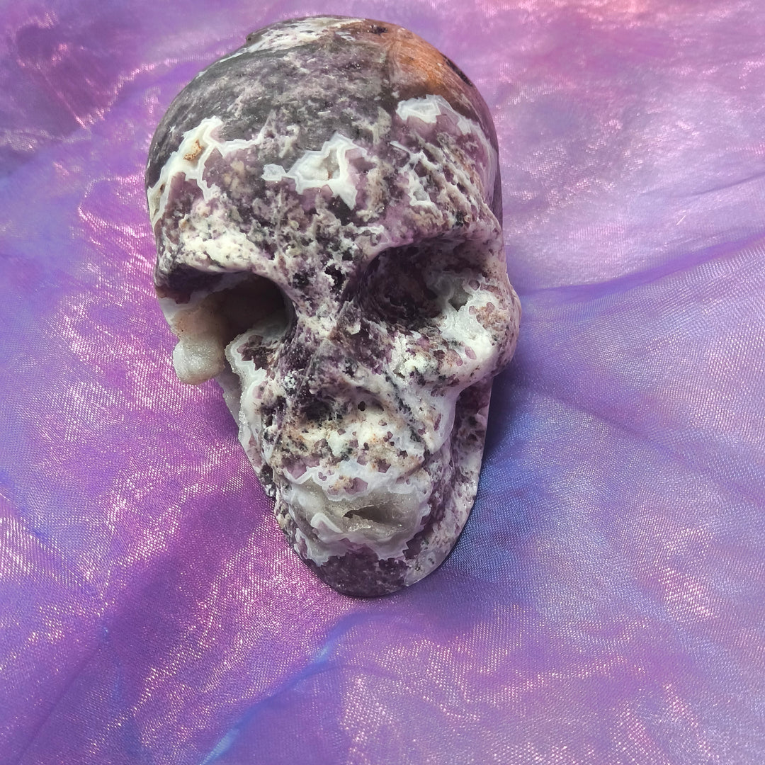 Skull Purple Sphalerite Druzy | Carpe Diem with Remi