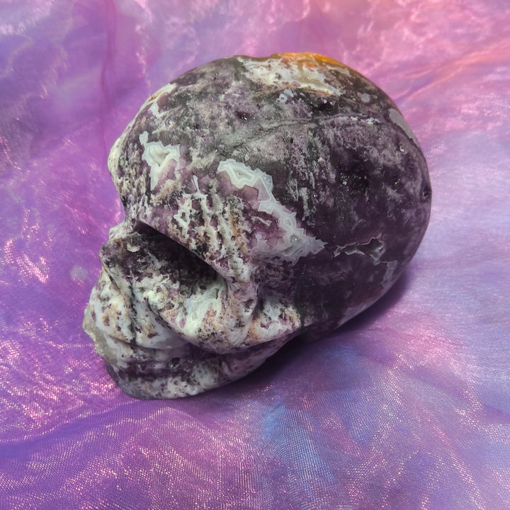 Skull Purple Sphalerite Druzy | Carpe Diem with Remi