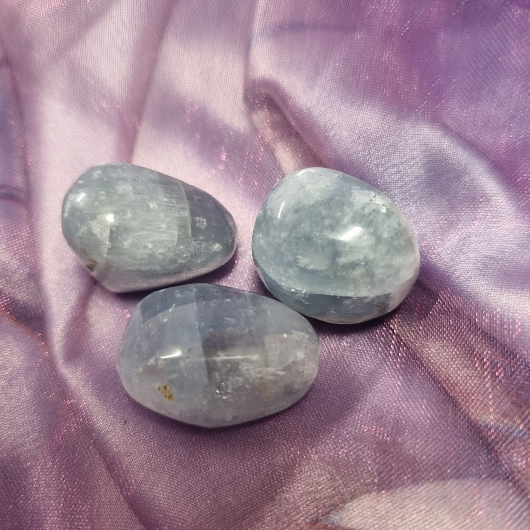 Celestite Tumble Stone | Carpe Diem with Remi