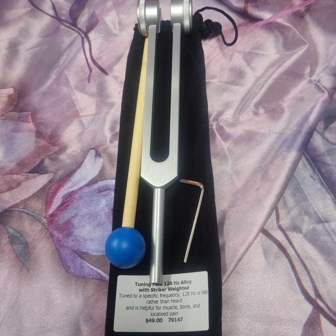 Tuning Fork 128 Hz Alloy with Striker Weighted | Carpe Diem with Remi