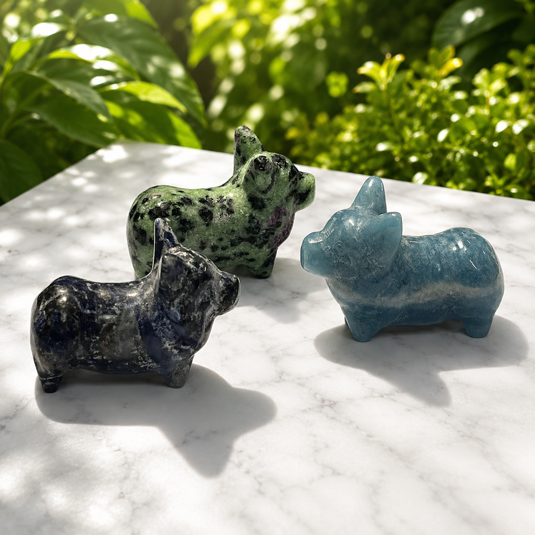 Corgi Dog Assorted Crystal 3.6 cm