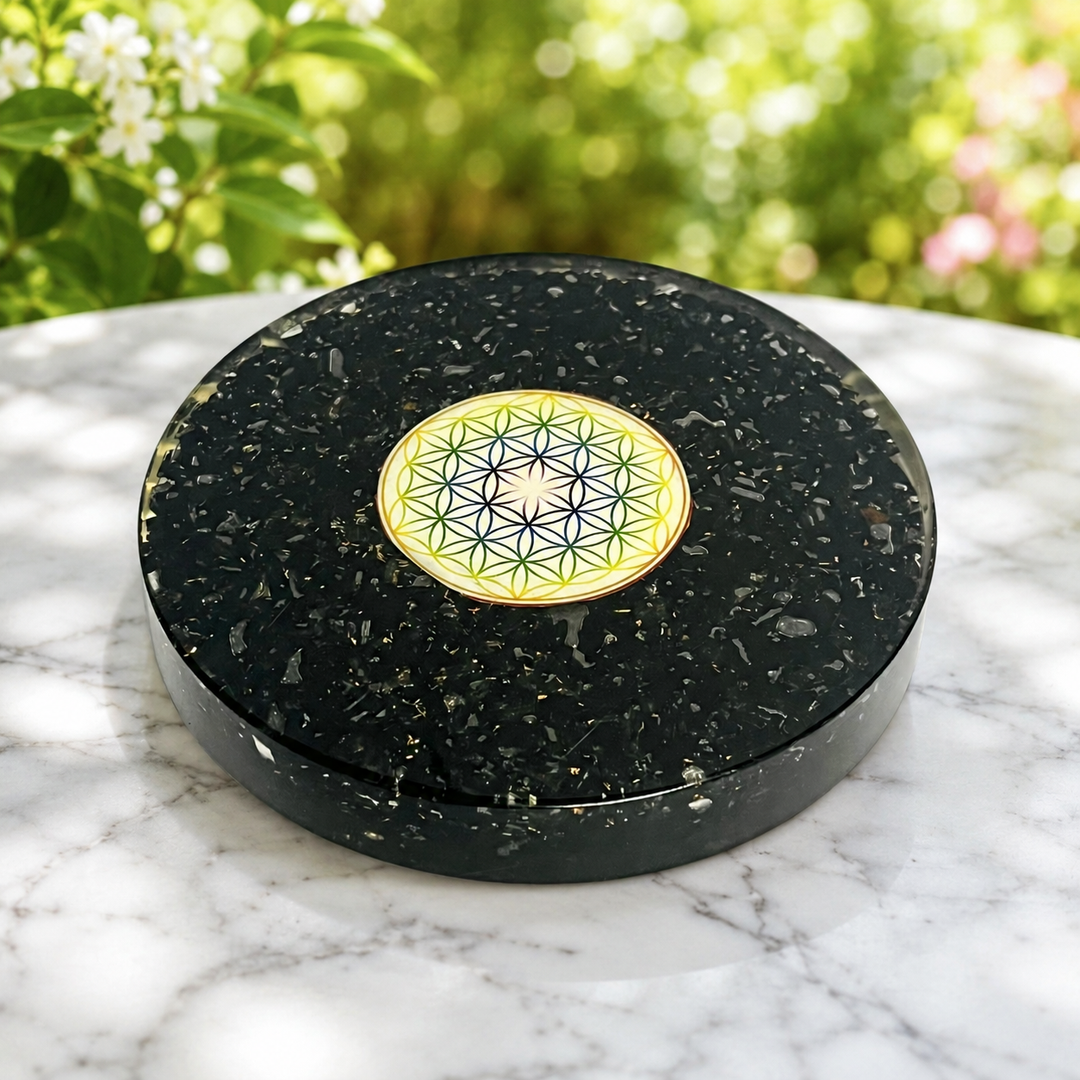 Charging Plate Orgonite Assorted 9.0 cm