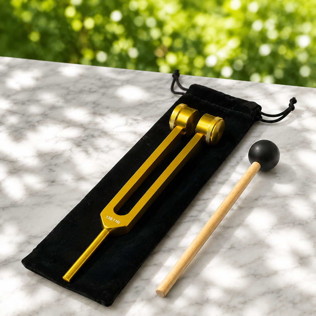 Tuning Fork Om 136.1 Hz Weighted Gold | Carpe Diem With Remi