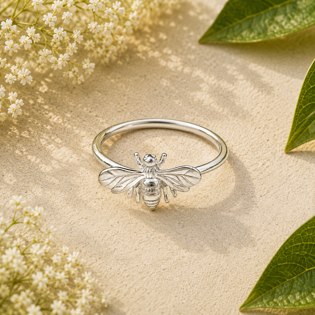 Ring Bee Silver