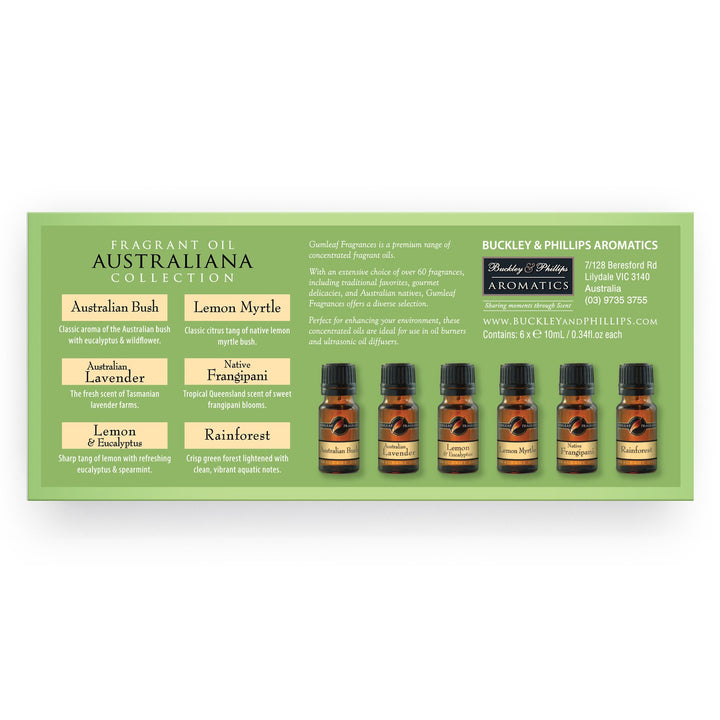 Australian Gumleaf Fragrant Oil Box Set 6 Pack