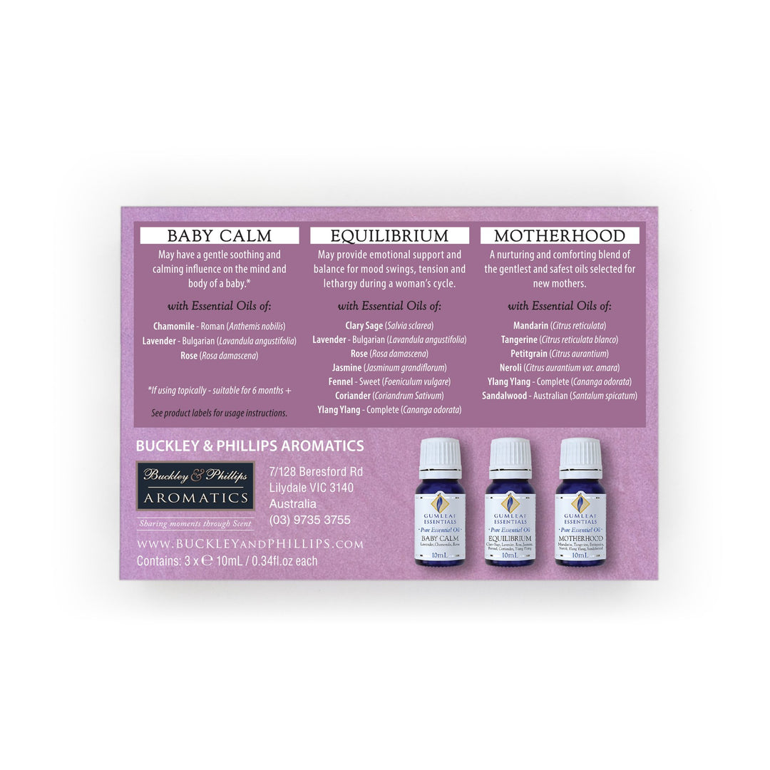 Mother Trio Essential Oil Box Set