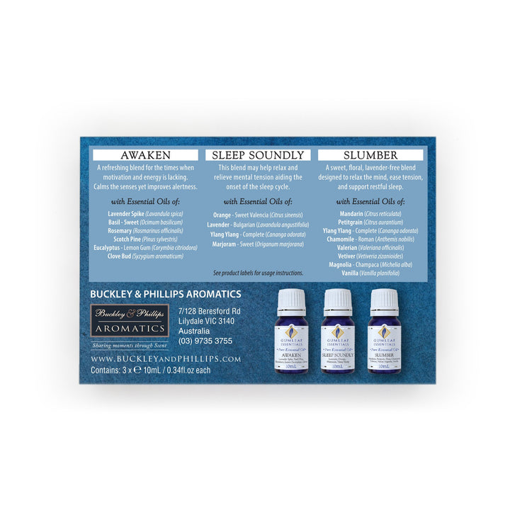 Sleep Trio Essential Oil Box Set
