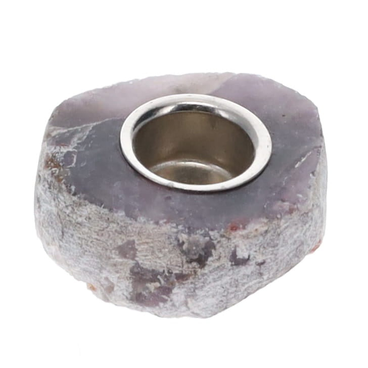 Candle Holder Amethyst Taper Polished Was $35