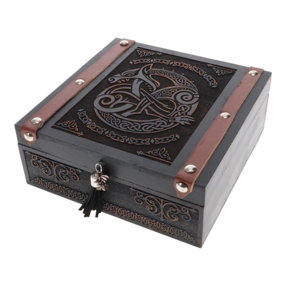 Box Dragon Wooden 17 cm