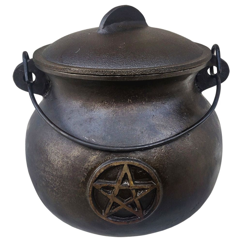 Cauldron Pentacle Cast Iron Food Grade 19 cm IN STORE ONLY