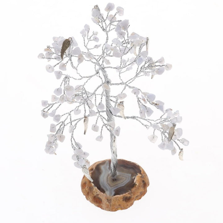 Wish Tree Angeite Angel Wings Agate Base