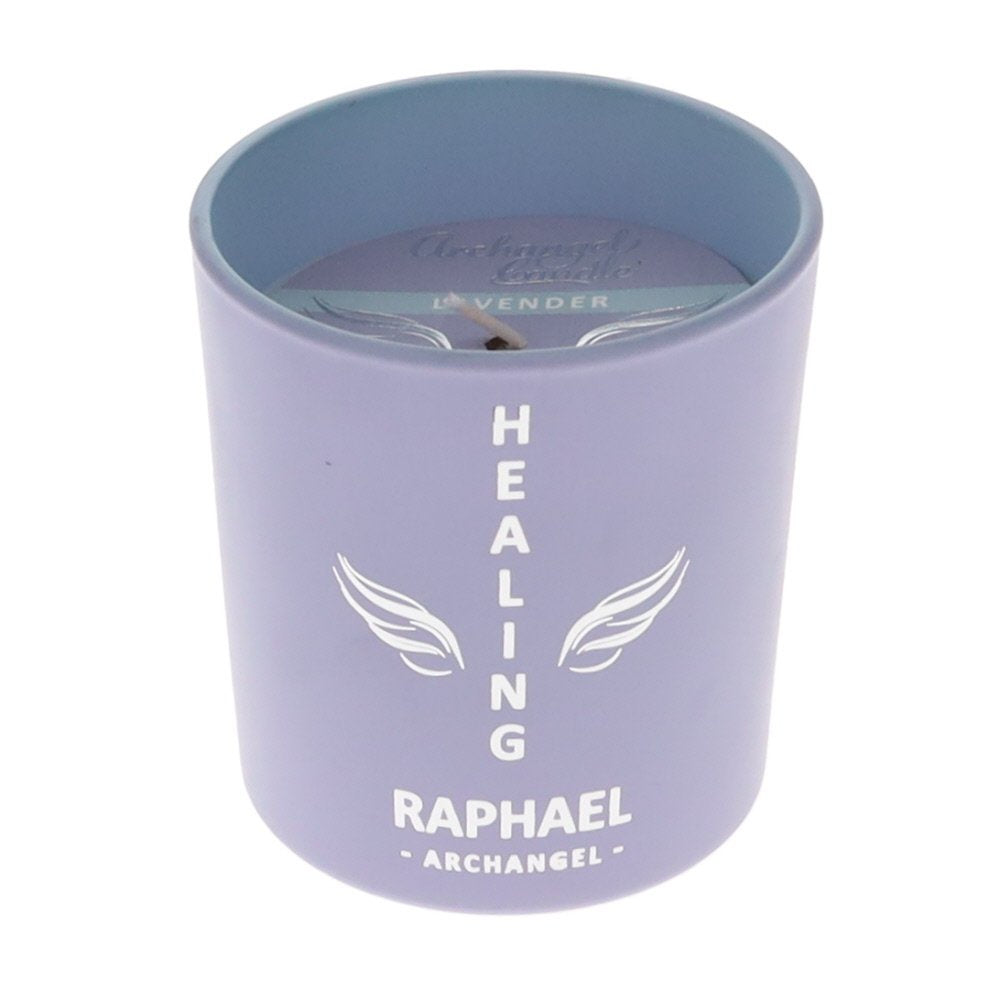 Candle Archangel Raphael Lavender Healing 125g