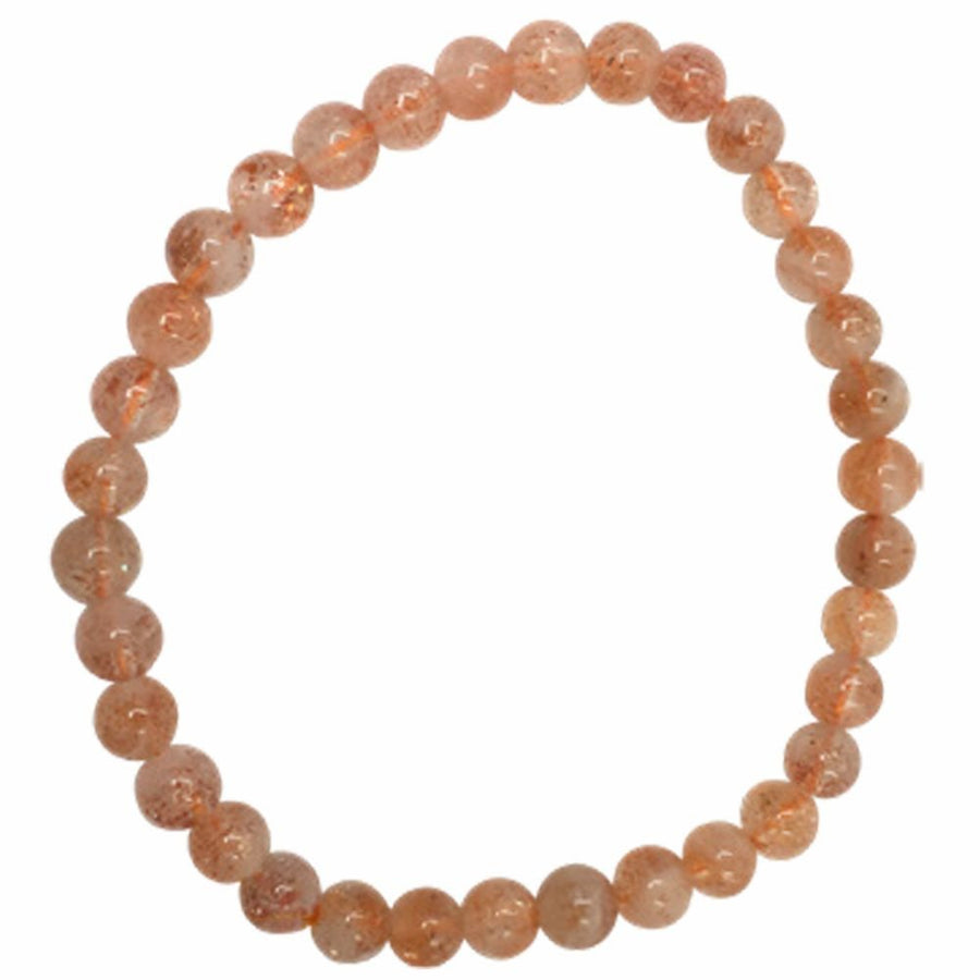 Bracelet Natural Sunstone Light Beads 8 mm | Carpe Diem with Remi