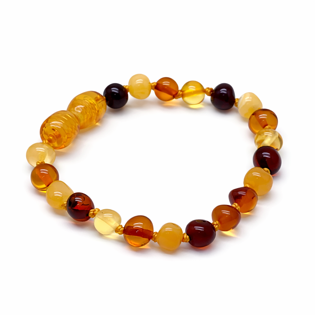 Bracelet Amber Baby Multi Bead | Carpe Diem With Remi