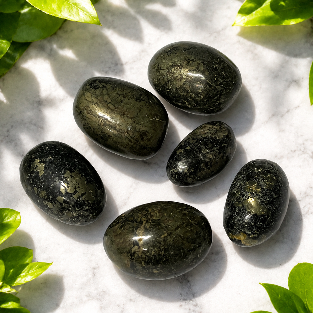 Pyrite Tumbled Stone Assorted Sizes