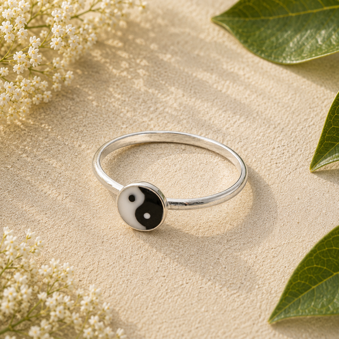 Ring Yin Yang Petite Silver