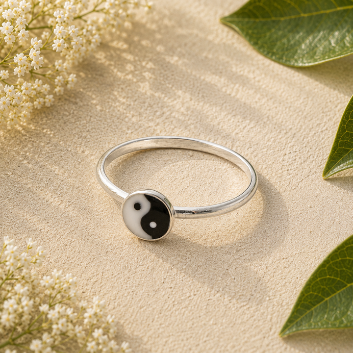 Ring Yin Yang Petite Silver
