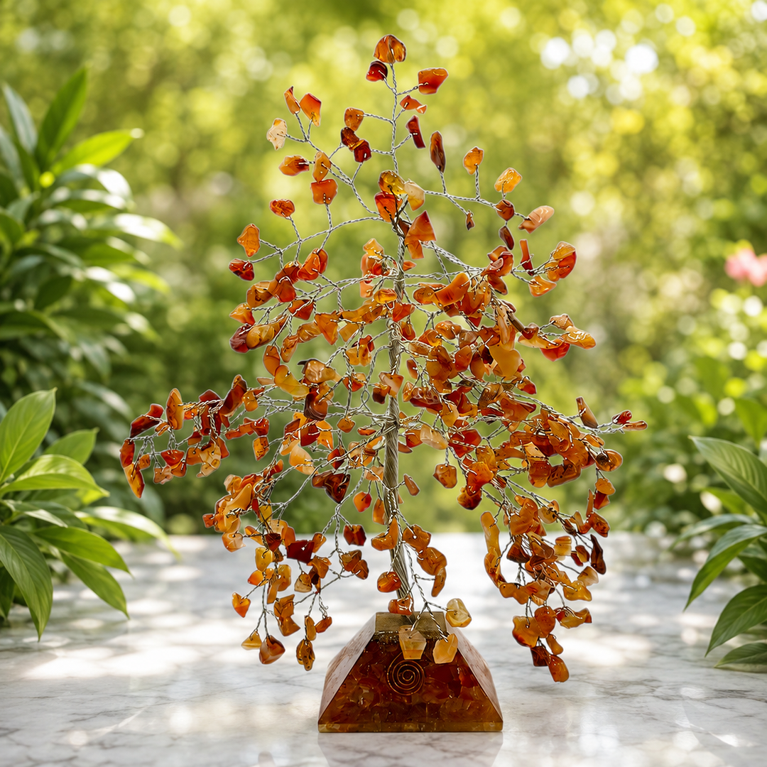 Crystal Tree Carnelian Orgonite 300 Chip
