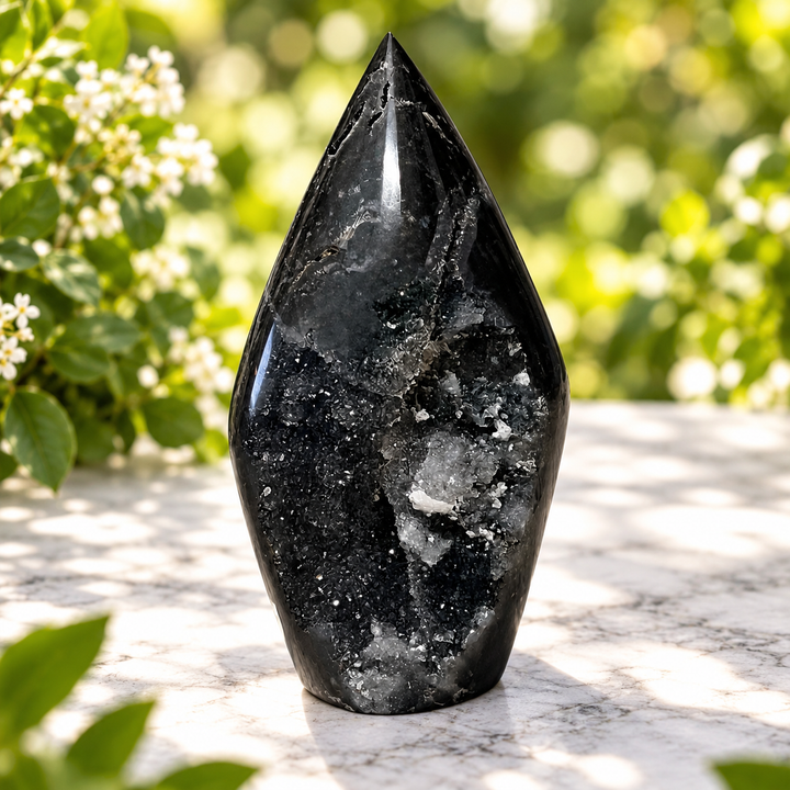 Point Sphalerite Druzy Freeform | Carpe Diem With Remi