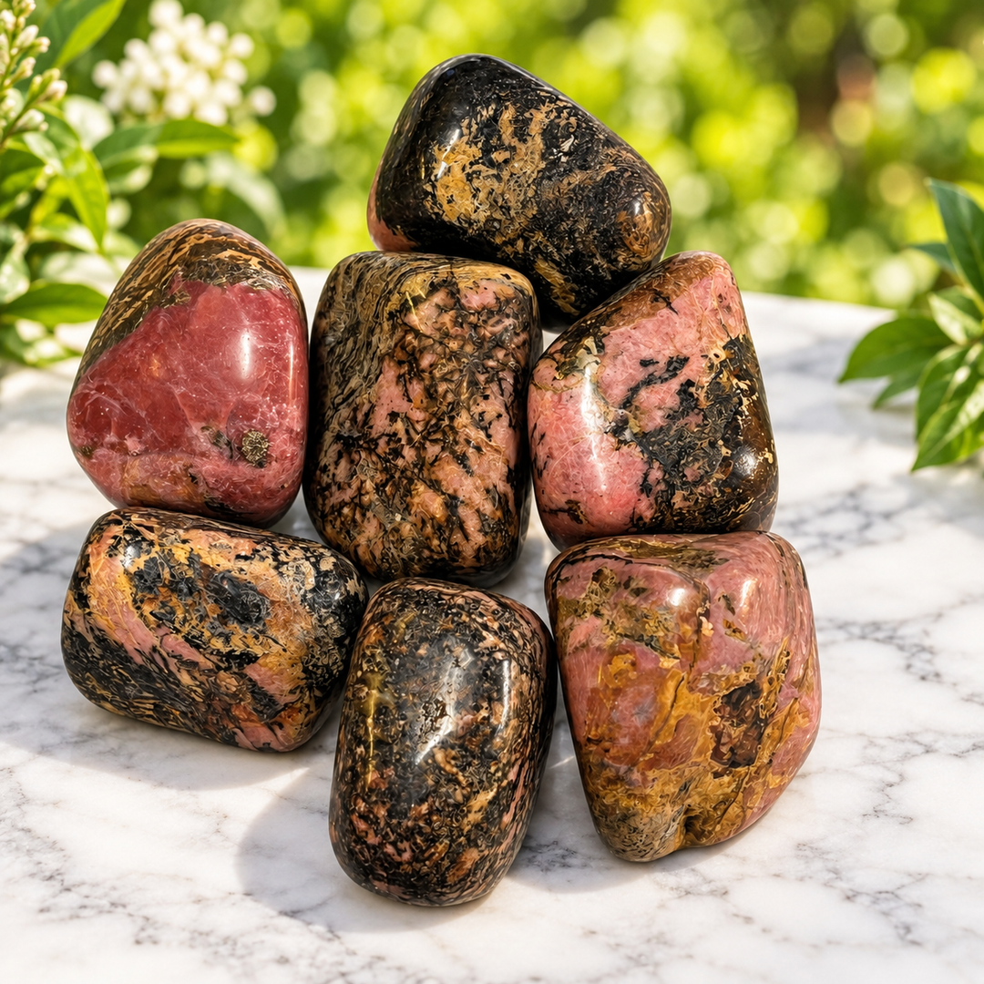 Tumble Stone Jumbo | Rhodonite | Carpe Diem With Remi
