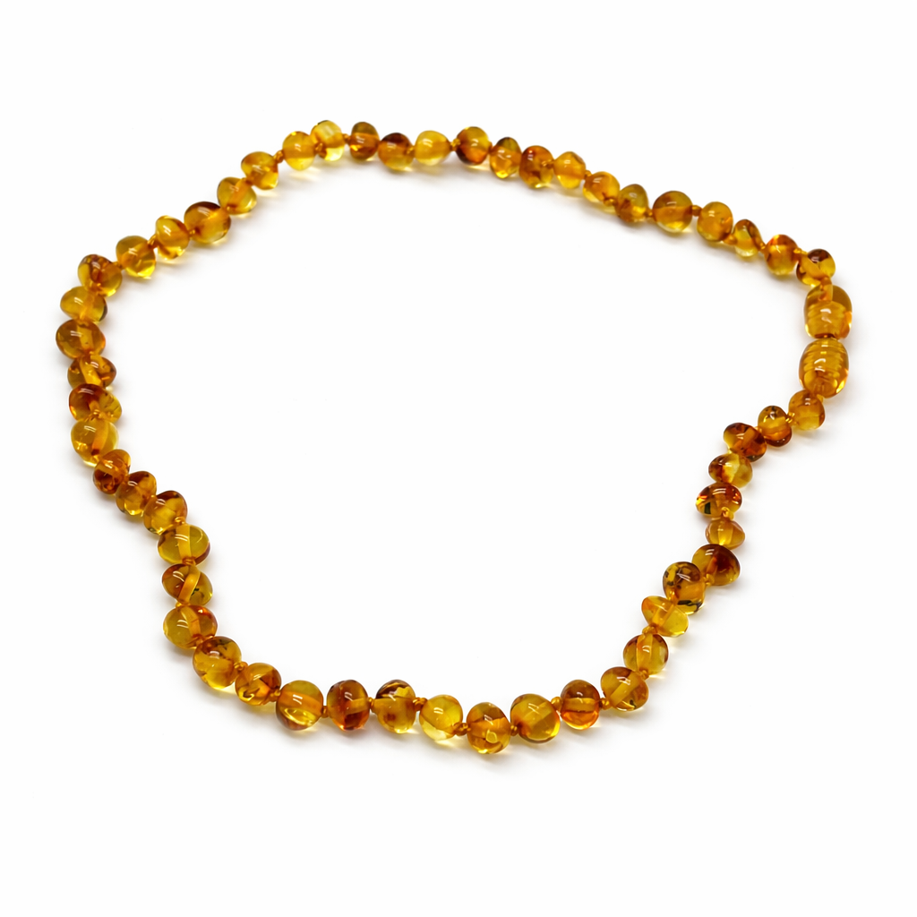Amber Baby Necklace Honey Teething 30 cm
