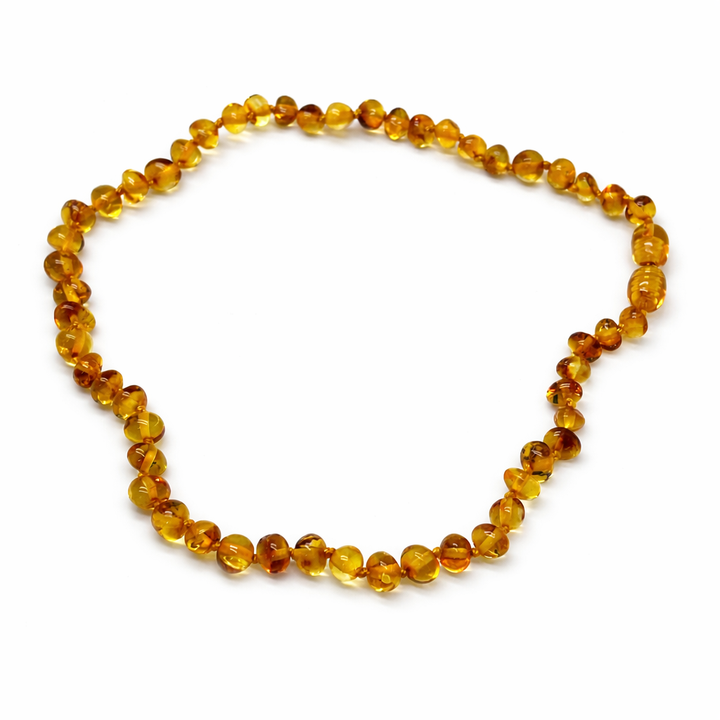 Amber Baby Necklace Honey Teething 30 cm