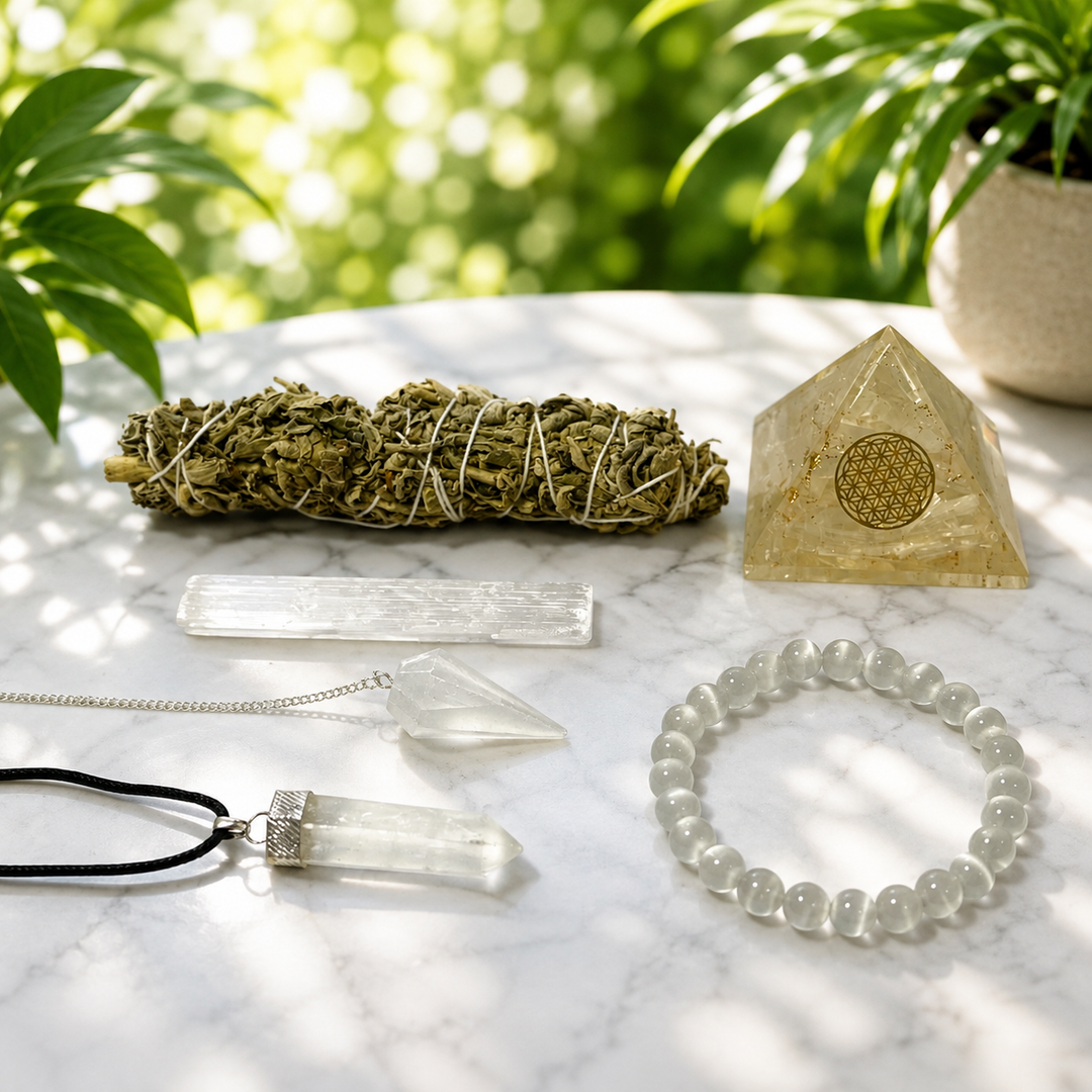 Kit Selenite Cleansing and Harmony Combo