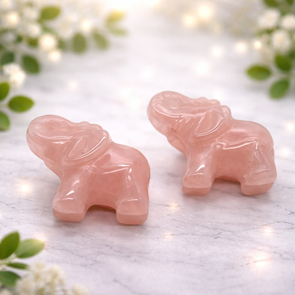 Elephant Rose Quartz 3.0 cm