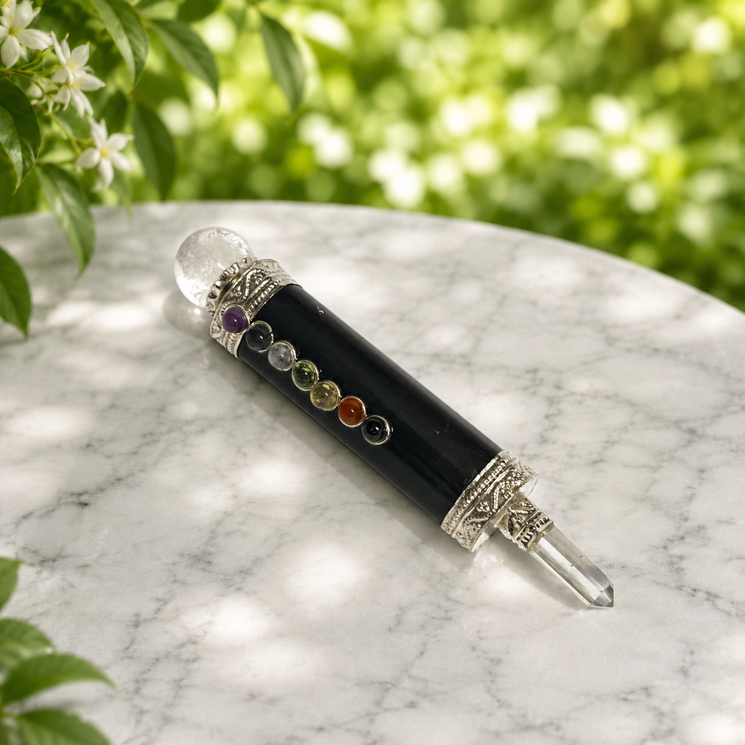Wand Black Tourmaline Chakra 10.6 cm